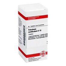 Abbildung: PETROLEUM RECTIFICATUM D 10 Tabletten 80 St, Tabletten PZN 02928893 