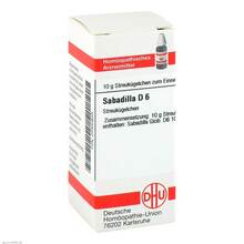 Abbildung: SABADILLA D 6 Globuli 10 g, Globuli PZN 02930625 