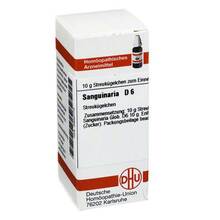Abbildung: SANGUINARIA D 6 Globuli 10 g, Globuli PZN 02930772 