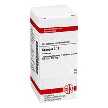 Abbildung: SPONGIA D 12 Tabletten 80 St, Tabletten PZN 02931702 