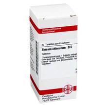 Abbildung: ZINCUM CHLORATUM D 6 Tabletten 80 St, Tabletten PZN 02933842 