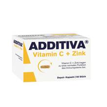 Abbildung: Additiva Vitamin C Depot 300 mg Kapseln 60 St, Kapseln PZN 03045368 