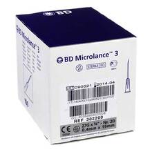 Abbildung: BD Microlance Kanüle 27 G 3 / 4 0,4x19 mm 100 St, Kanüle PZN 03086999 