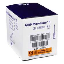 Abbildung: BD Microlance Kanüle 25 G 5 / 8 0,5x16 mm 100 St, Kanüle PZN 03087125 