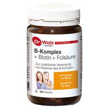 Abbildung: B-Komplex + Biotin+Folsäure Tabletten 300 St, Tabletten PZN 03088082 