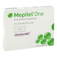Abbildung: MEPITEL One 5x7,5 cm Silikon Netzverband 10 St, Verband PZN 03089727 