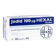 Abbildung: Jodid 100 Hexal Tabletten 100 St, Tabletten PZN 03106130 