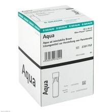 Abbildung: Aqua AD injectabilia Miniplasco connect Injektionslösung  20X20 ml, Injektionslösung PZN 03113093 