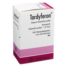 Abbildung: Tardyferon Depot-Eisen(II)-sulfat 80 mg Retardtab. 100 St, Retard-Tabletten PZN 03125794 