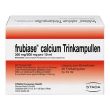 Abbildung: Frubiase Calcium T Trinkampullen 20 St, Trinkampullen PZN 03126813 