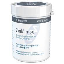 Abbildung: Zink II Mse 1,25 mg Tabletten 120 St, Tabletten PZN 03132995 