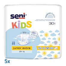 Abbildung: Seni Kids Junior Inkontinenzslip extra 16-30 kg 5X30 St PZN 03134965 