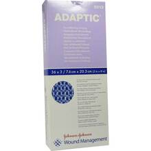 Abbildung: Adaptic 7,6x20,3 cm feuchte Wundauflage 2013 36X3 St PZN 03135309 