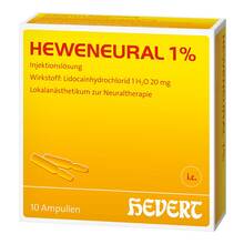 Abbildung: Heweneural 1% Injektionslösung Ampullen 10X2 ml, Injektionslösung PZN 03173043 