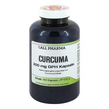 Abbildung: Curcuma 200 mg Kapseln 360 St, Kapseln PZN 03175131 