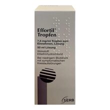 Abbildung: Effortil Tropfen 50 ml, Lösung PZN 03194826 