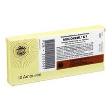 Abbildung: MUCOKEHL D 7 Ampullen 10X1 ml, Ampullen PZN 03206587 