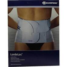 Abbildung: Lordoloc Lumbalbandage Größe 4 titan 1 St, Bandage PZN 03237151 