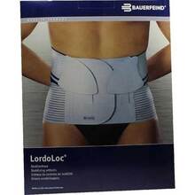 Abbildung: Lordoloc Lumbalbandage Größe 6 titan 1 St, Bandage PZN 03237174 