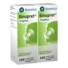 Abbildung: Sinupret Tropfen 2X100 ml, Tropfen PZN 03243861 