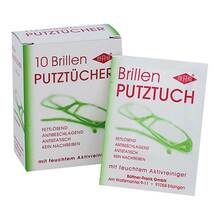 Abbildung: Brillenputztücher 10 St, Tücher PZN 03244955 
