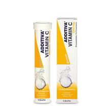 Abbildung: Additiva Vitamin C 1 g Brausetabletten 20 St, Brausetabletten PZN 03249786 