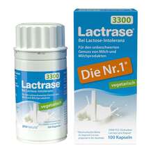 Abbildung: Lactrase vegetarisch 3.300 Kapseln 100 St, Kapseln PZN 03257863 