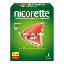 Abbildung: Nicorette TX Pflaster 15 mg 7 St, Pflaster transdermal PZN 03273371 