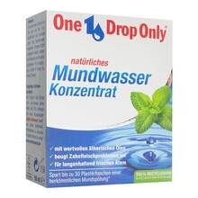 Abbildung: ONE DROP Only natürl.Mundwasser Konzentrat 50 ml, Mundwasser PZN 03277742 