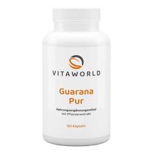 Abbildung: GUARANA PUR 500 mg Kapseln 120 St, Kapseln PZN 03296478 