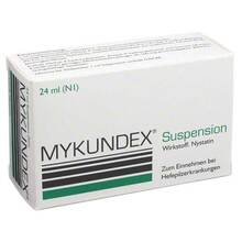Abbildung: Mykundex Suspension 24 ml, Suspension PZN 03319920 