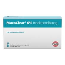 Abbildung: Mucoclear 6% Nacl Inhalationslösung 20X4 ml, Inhalationslösung PZN 03352840 
