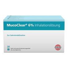 Abbildung: Mucoclear 6% Nacl Inhalationslösung 60X4 ml, Inhalationslösung PZN 03352998 