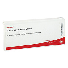 Abbildung: TUNICA mucosa nasi GL D 30 Ampullen 10X1 ml, Ampullen PZN 03353615 
