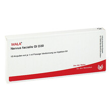 Abbildung: NERVUS FACIALIS GL D 30 Ampullen 10X1 ml, Ampullen PZN 03355726 