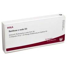 Abbildung: BAMBUSA E NODO D 3 Ampullen 10X1 ml, Ampullen PZN 03358216 