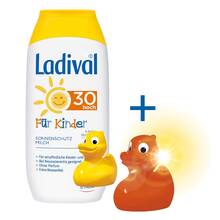 Abbildung: LADIVAL Kinder Sonnenmilch LSF 30 200 ml, Milch PZN 03376645 