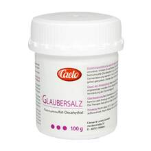 Abbildung: Glaubersalz Caelo HV-Packung 100 g, Pulver PZN 03394844 