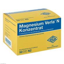 Abbildung: Magnesium Verla N Konzentrat Pulver zur H.e.L.zum Einnehmen  50 St, Pulver zur Herstellung einer Lösung zum Einnehmen PZN 03395418 