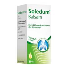 Abbildung: Soledum Balsam flüssig 50 ml, Flüssigkeit PZN 03407015 