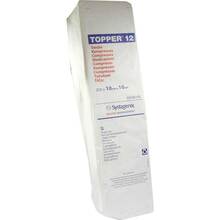 Abbildung: Topper 12 Kompresse 10x10 cm unsteril 200 St, Kompressen PZN 03420406 