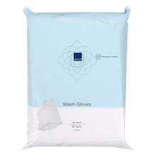 Abbildung: MOLTON WASCHHANDSCHUHE 16x23 cm geschweißt 50 St, Handschuhe PZN 03429525 