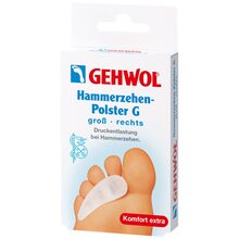 Abbildung: Gehwol Polymer Gel Hammerzehenpolster G rechts 1 St PZN 03444223 