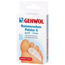 Abbildung: Gehwol Polymer Gel Hammerzehenpolster G links 1 St PZN 03444246 
