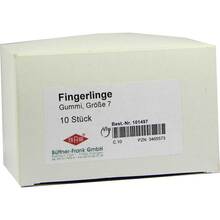 Abbildung: Fingerling Gummi Größe 7 transparent 10 St PZN 03465573 