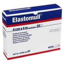 Abbildung: Elastomull 4 cmx4 m elastisch Fixierbinde 2099 20 St, Binden PZN 03486173 