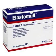 Abbildung: Elastomull 6 cmx4 m elastisch Fixierbinde 2100 20 St, Binden PZN 03486196 