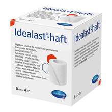 Abbildung: Idealast Haft Binde 6 cmx4 m 1 St, Binden PZN 03517413 