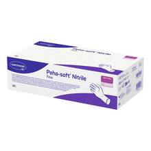 Abbildung: Peha-Soft nitrile fino Untersuchungshandschuhe unsteril pf M 150 St, Handschuhe PZN 03539509 