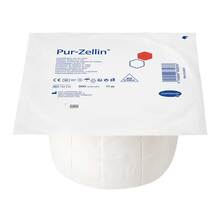 Abbildung: Pur-Zellin 4x5 cm unsteril Rolle zu 500 St. 1 St, Tupfer PZN 03548129 
